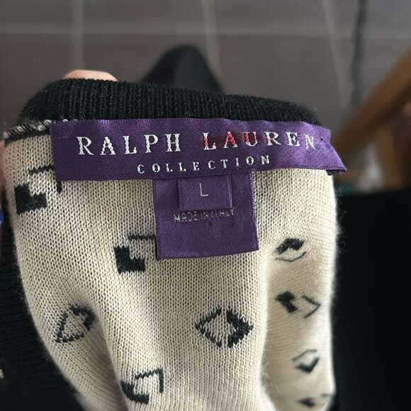 Rare Ralph Lauren Purple Label Cashmere Silk Women’s Sweater - Picture 7 of 8